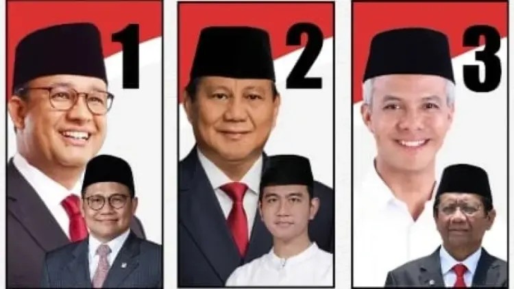 Komisi Pemilihan Umum (KPU) mengumumkan nomor urut calon presiden dan wakil presiden 2024, Selasa (14/11/2023)