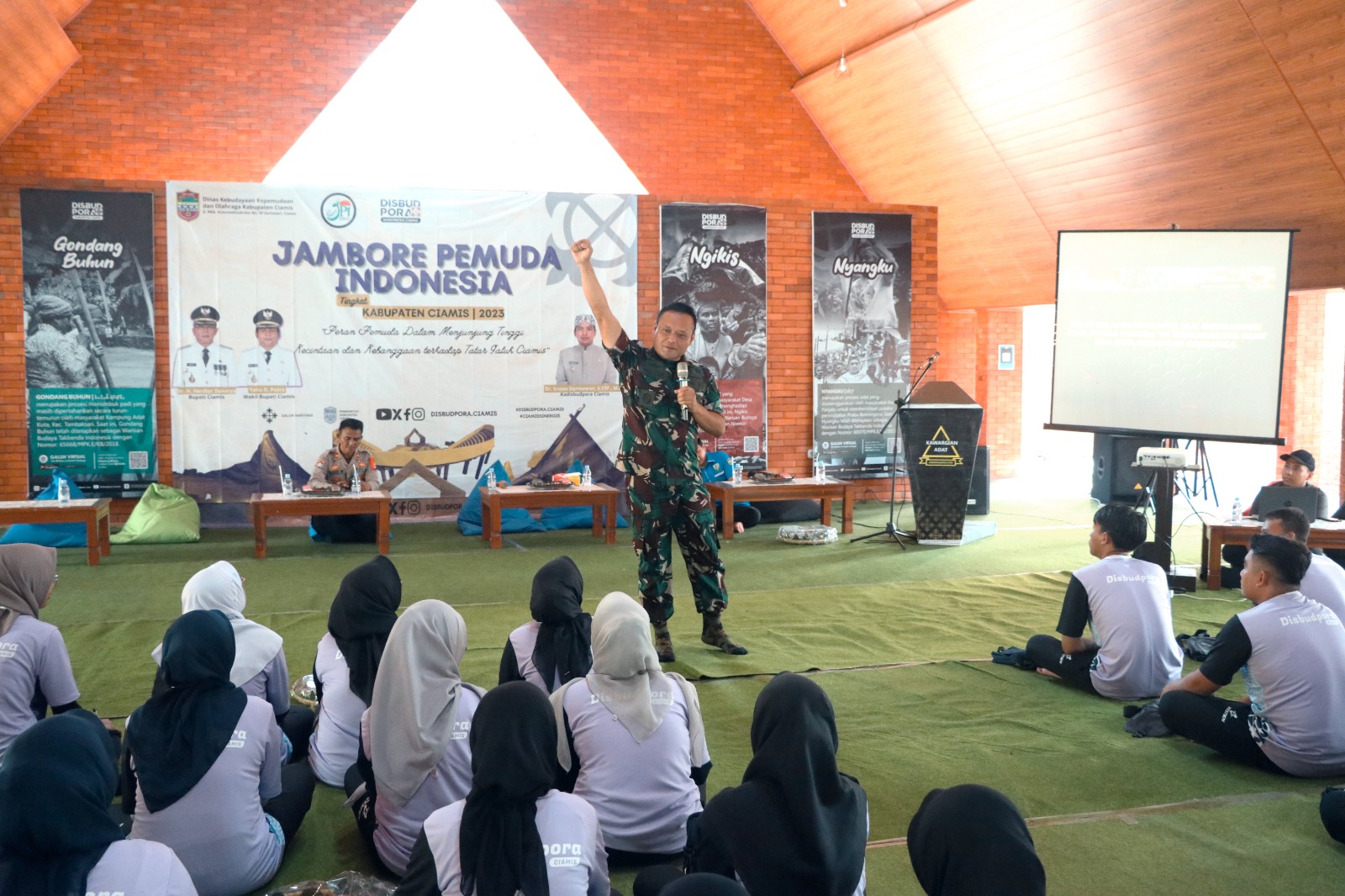 Dandim 0613/Ciamis Bentuk Karakter Pemuda Sebagai Kekuatan Penggerak Pembangunan Melalui Jambore Pemuda