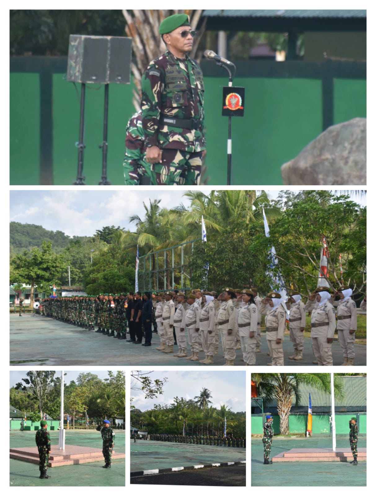 Kasrem 181/PVT Pimpin Upacara Hari Bela Negara Ke-75