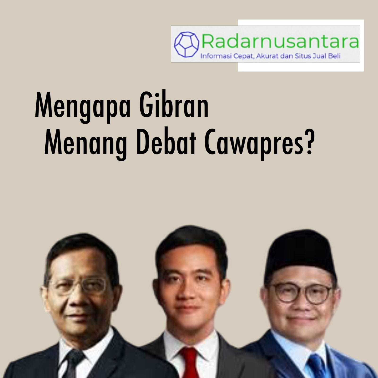 Mengapa Gibran Menang Debat Cawapres Perdana 2023?