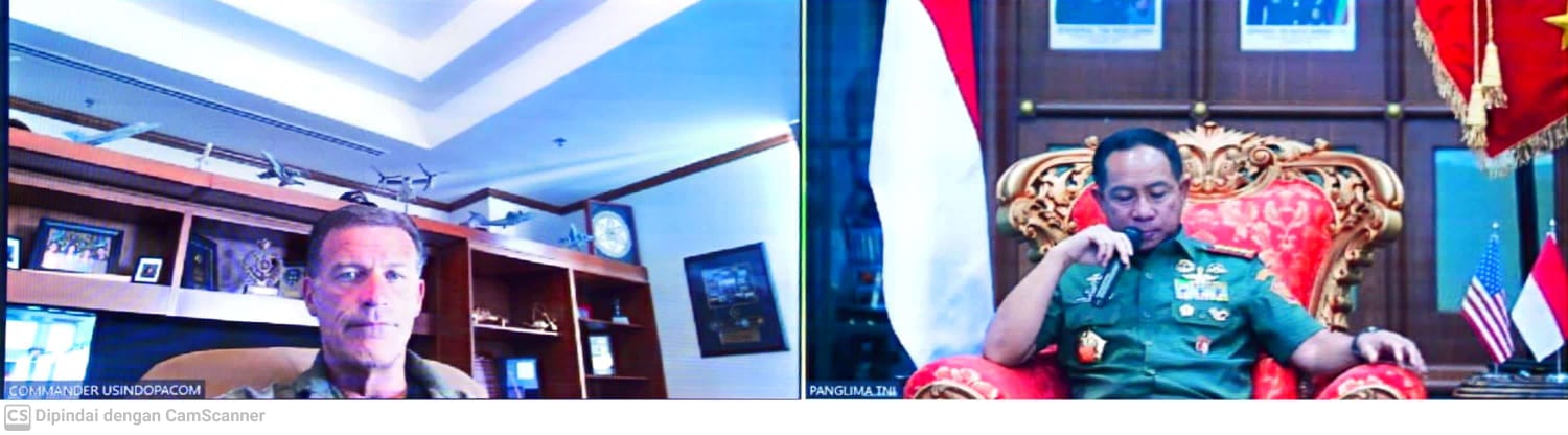 Panglima TNI dan Komandan Komando Indo Pasifik Amerika Bahas Latihan dan Kerjasama Militer