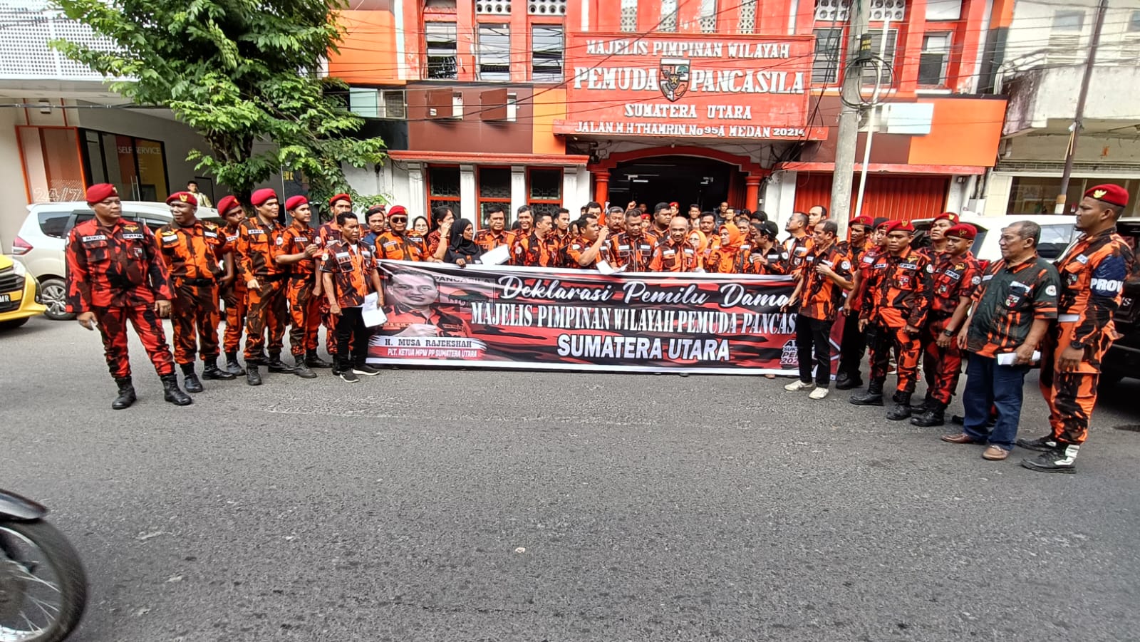 Jaga Kondusifitas, MPW Pemuda Pancasila Sumut Gelar Deklarasi Dukung Pemilu Damai 2024