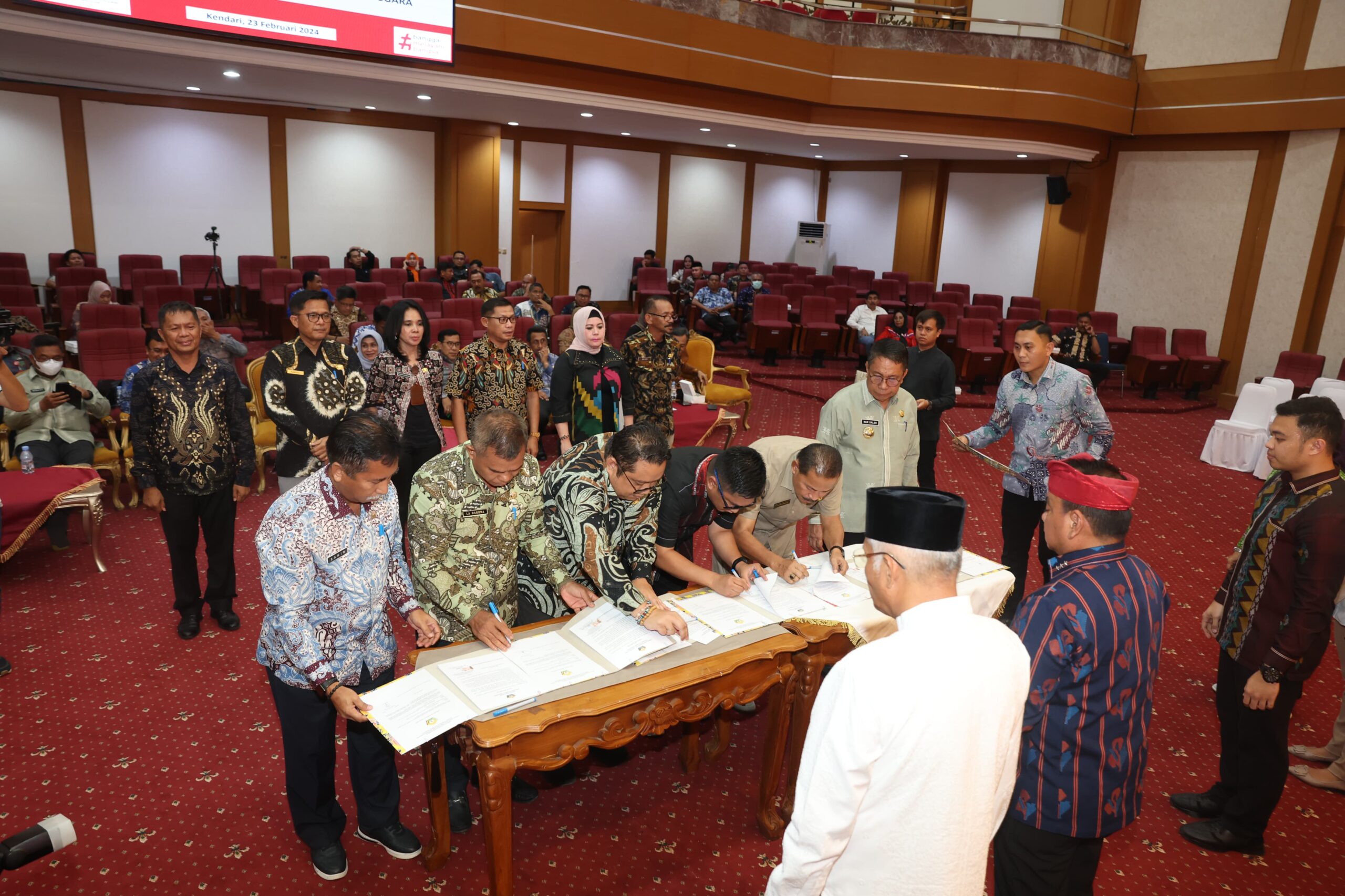 Pimti Pemprov Sultra Tandatangani Perjanjian Kinerja dan Pakta Integritas TA 2024