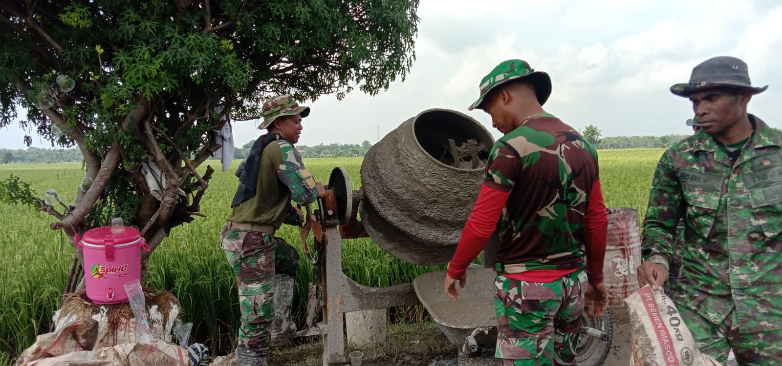 Hanya di TMMD Suara molen Seperti irama dangdut koplo