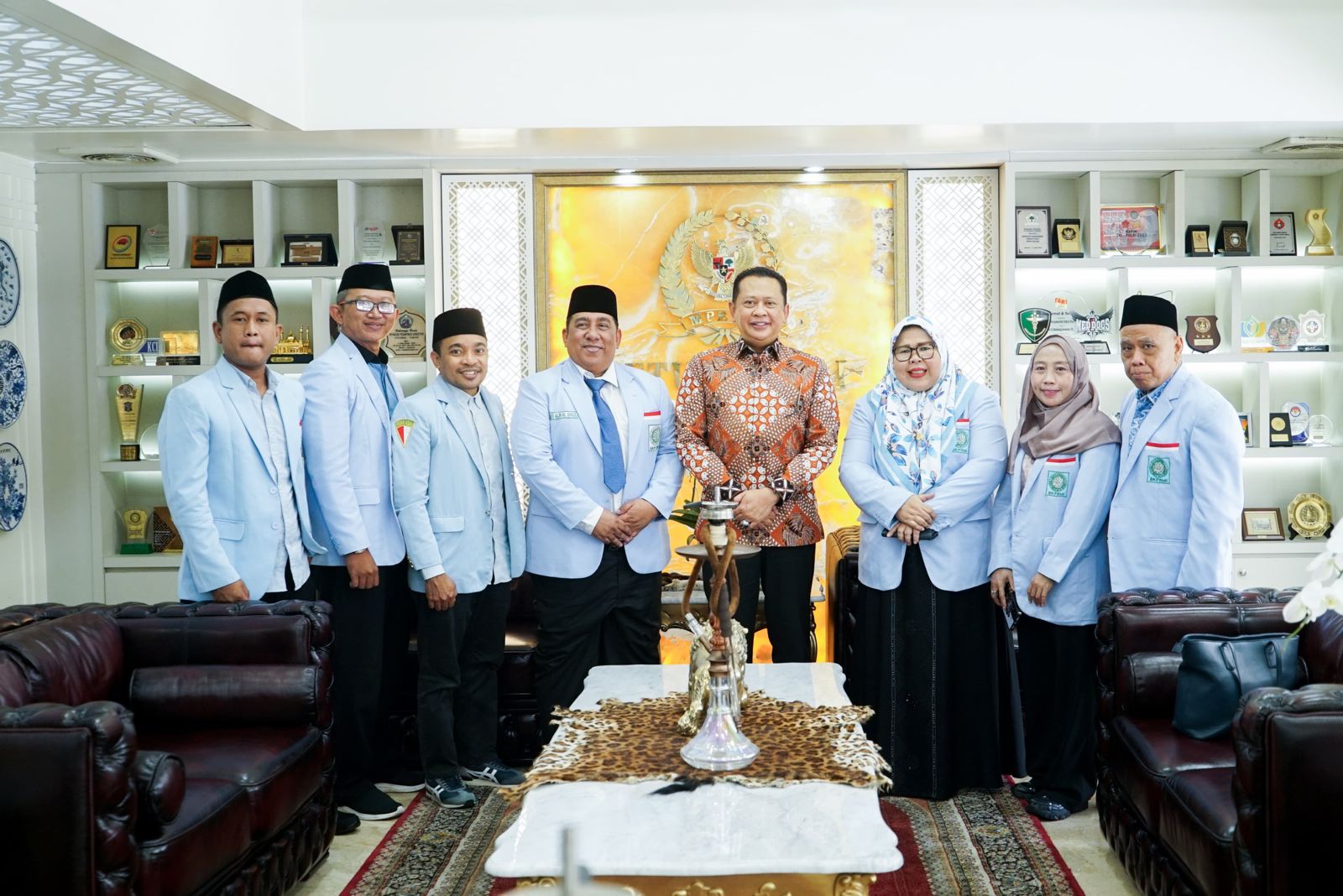Menerima Pengurus Remaja Masjid (BKPRMI), Ketua MPR RI Bamsoet Dukung Musabaqah Tilawatil Quran Antar Bangsa ke-14 di Banjarmasin