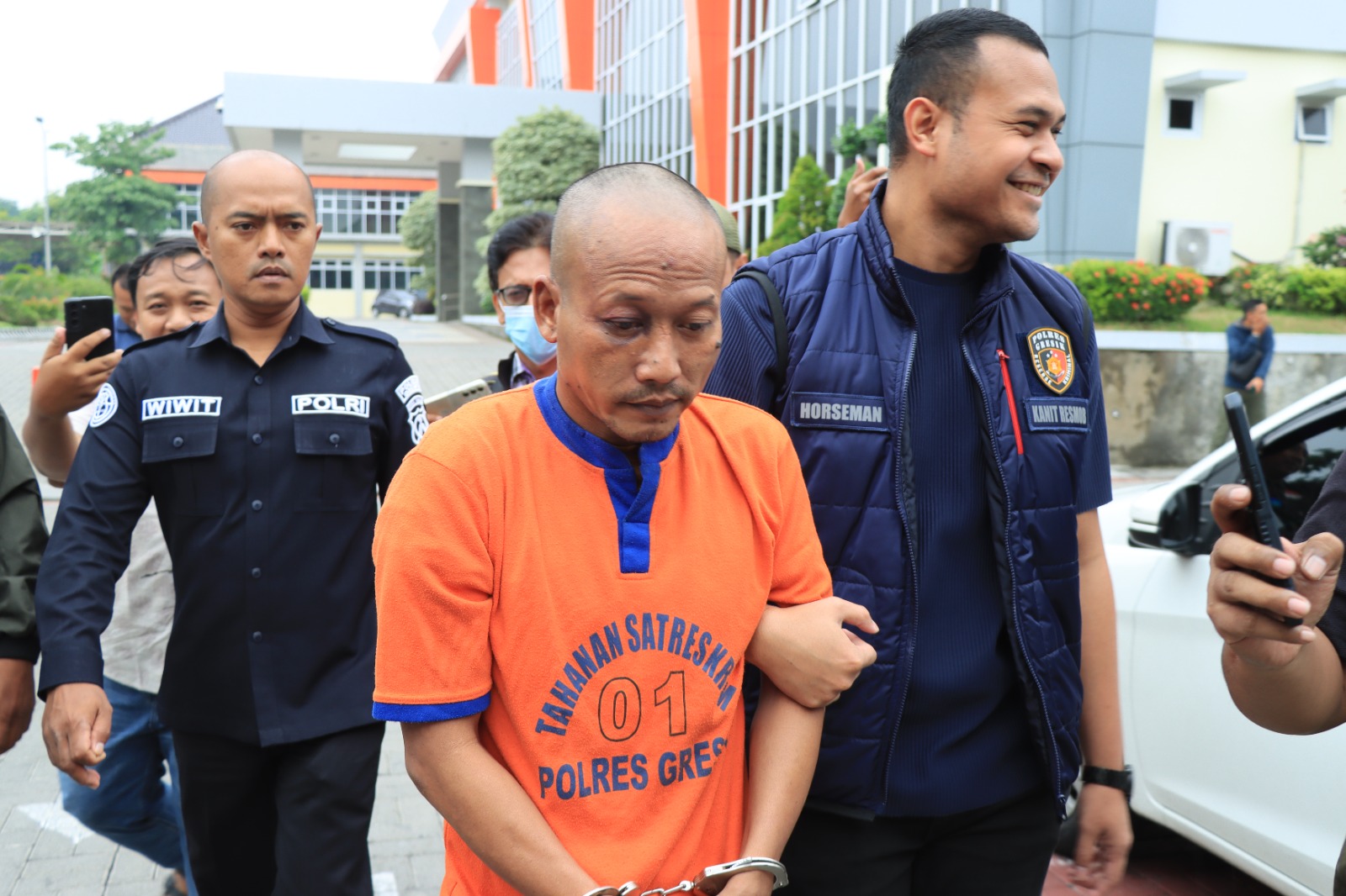 Satreskrim Polres Gresik Tangkap Perampokan Sadis Gresik, Satu Orang DPO