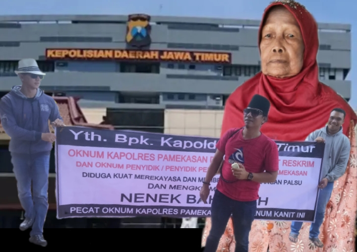 Demo Jilid II Kasus Dugaan Kriminalisasi Nenek Bahriyah Akan Digelar di Polda Jatim