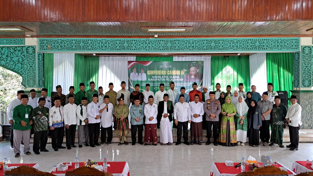 Bupati H. Zukri, SE membuka secara resmi Konferensi Cabang IV NU Kabupaten Pelalawan, Sabtu (27/4/2024) di Balai Seminai Komplek Rumah Dinas Bupati Pelalawan