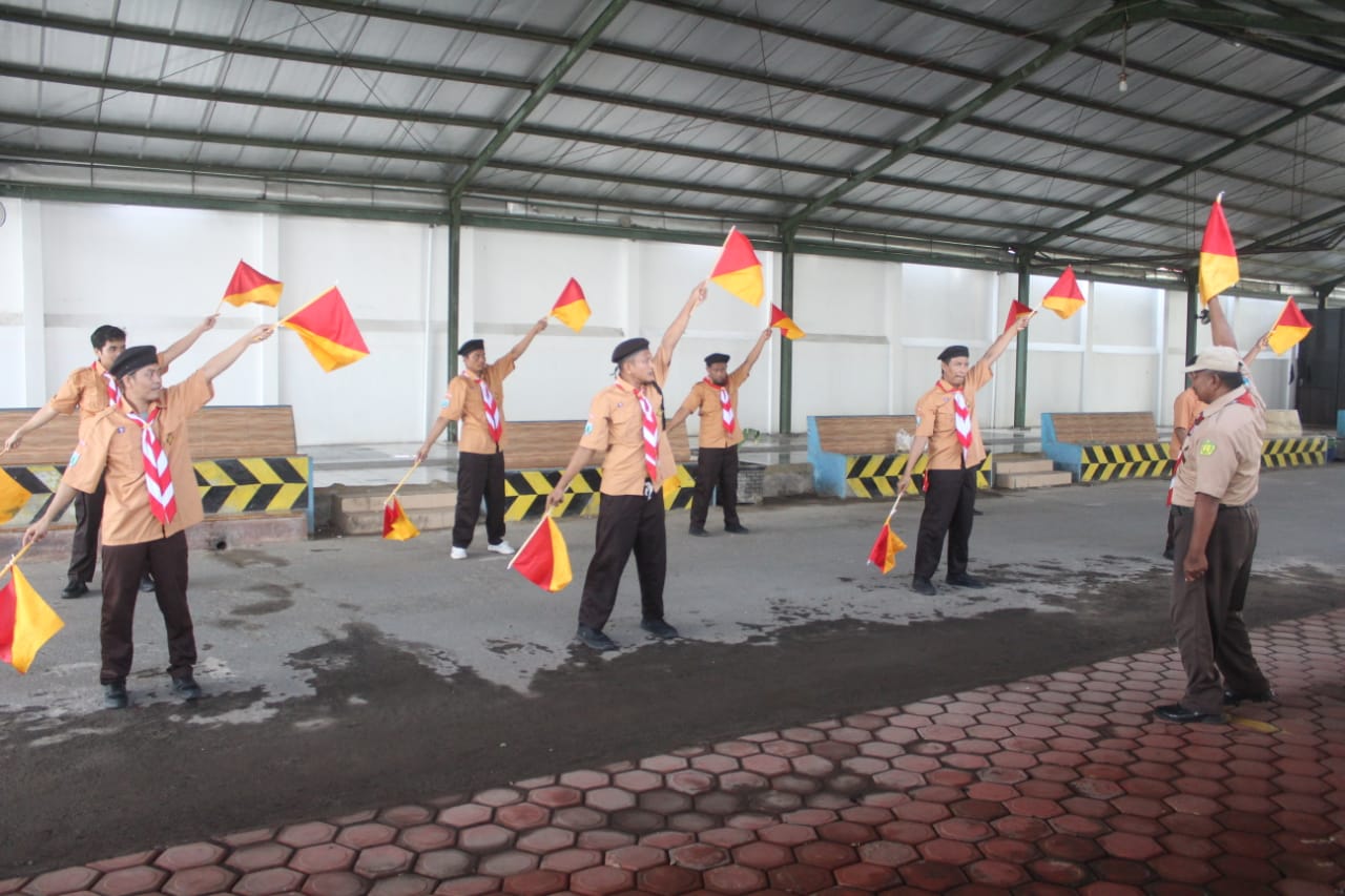 Bentuk Jiwa Nasionalisme, Narapidana Terorisme Lapas Kelas I Surabaya Ikuti Pembinaan Pramuka