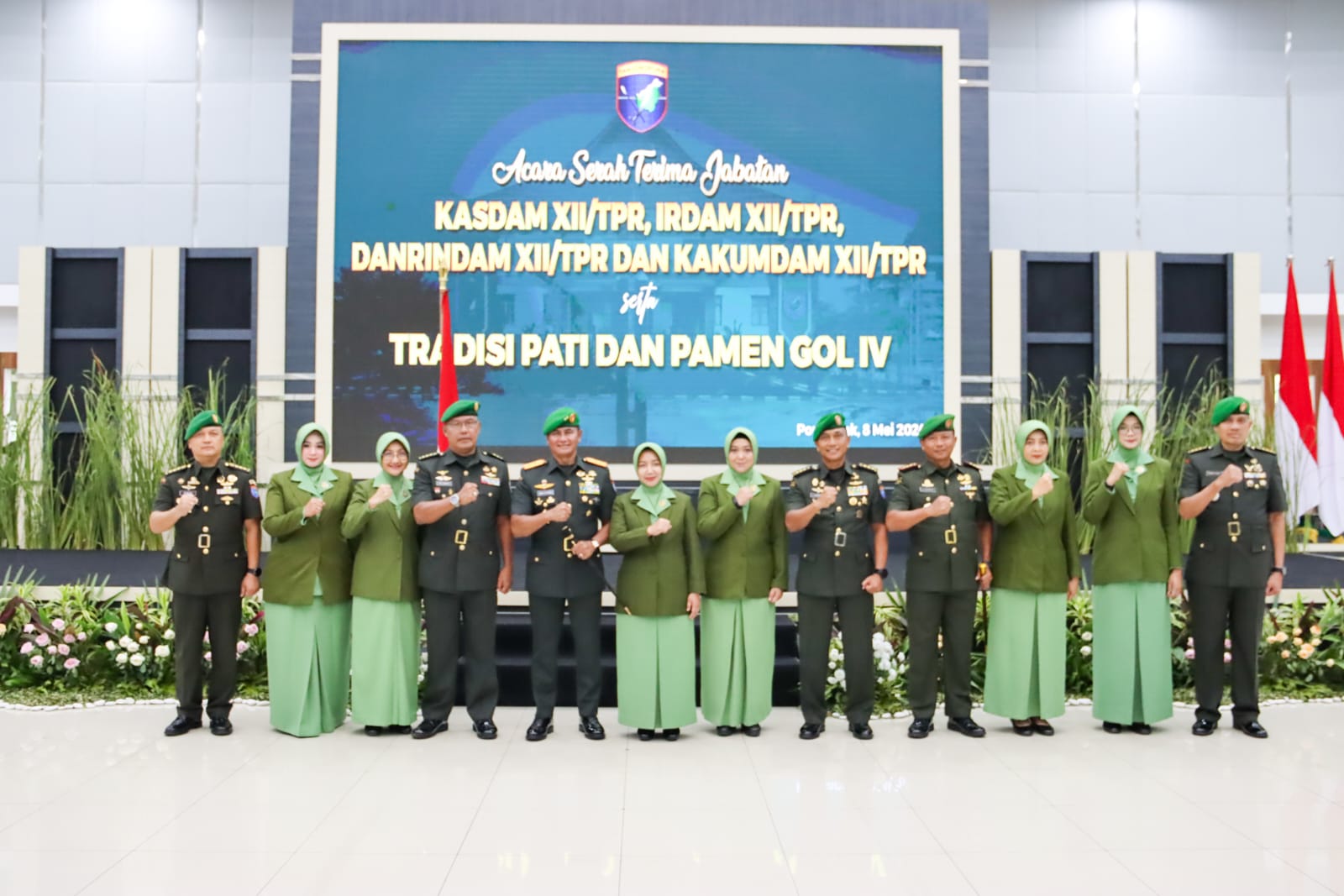 Pangdam Tanjungpura Pimpin Sertijab Pati dan Pamen Kodam XII/Tpr
