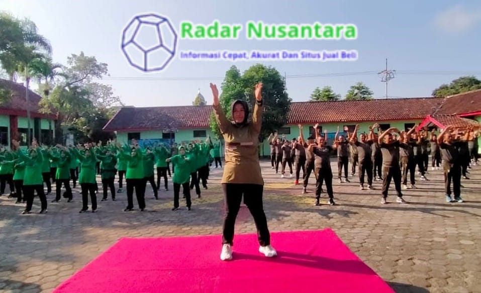 Bersama Persit KCK Cabang XXII, Kodim 0808 Laksanakan Pertemuan dan Olahraga Bersama