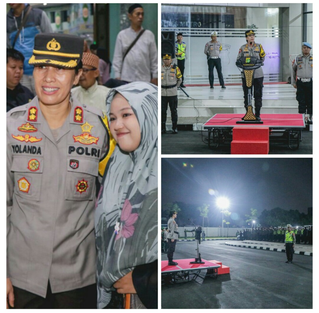 Ratusan Personel Gabungan Amankan Malam Takbiran Idul Adha 1445 H di Tangerang