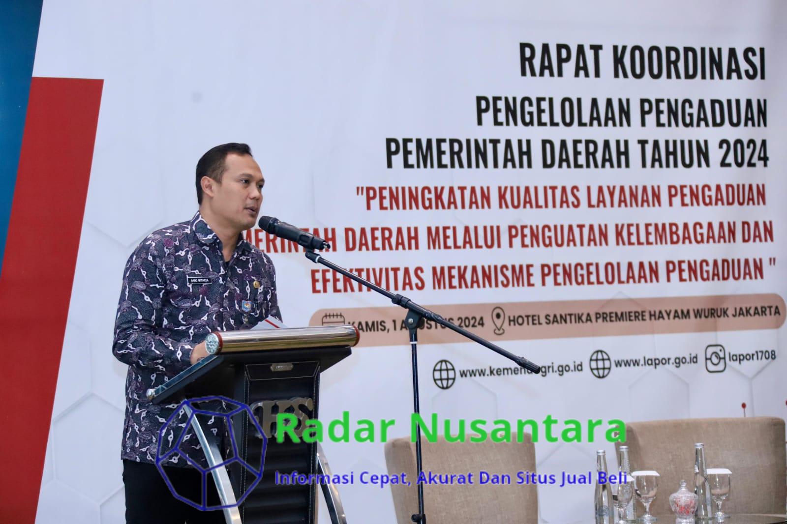 Kemendagri Dorong Peningkatan Kualitas Pengelolaan Layanan Pengaduan Pemda
