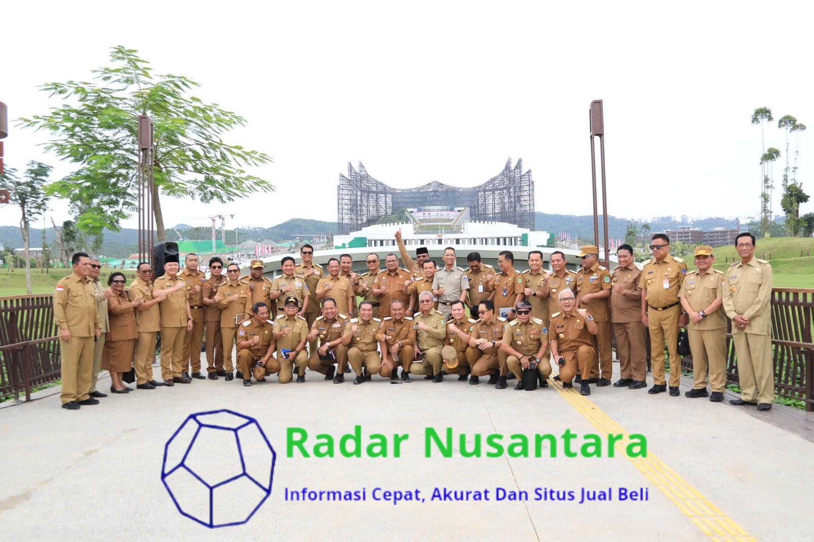Tinjau IKN Bersama Para Kepala Daerah, Mendagri: Bangga, Hasil Karya Anak Indonesia