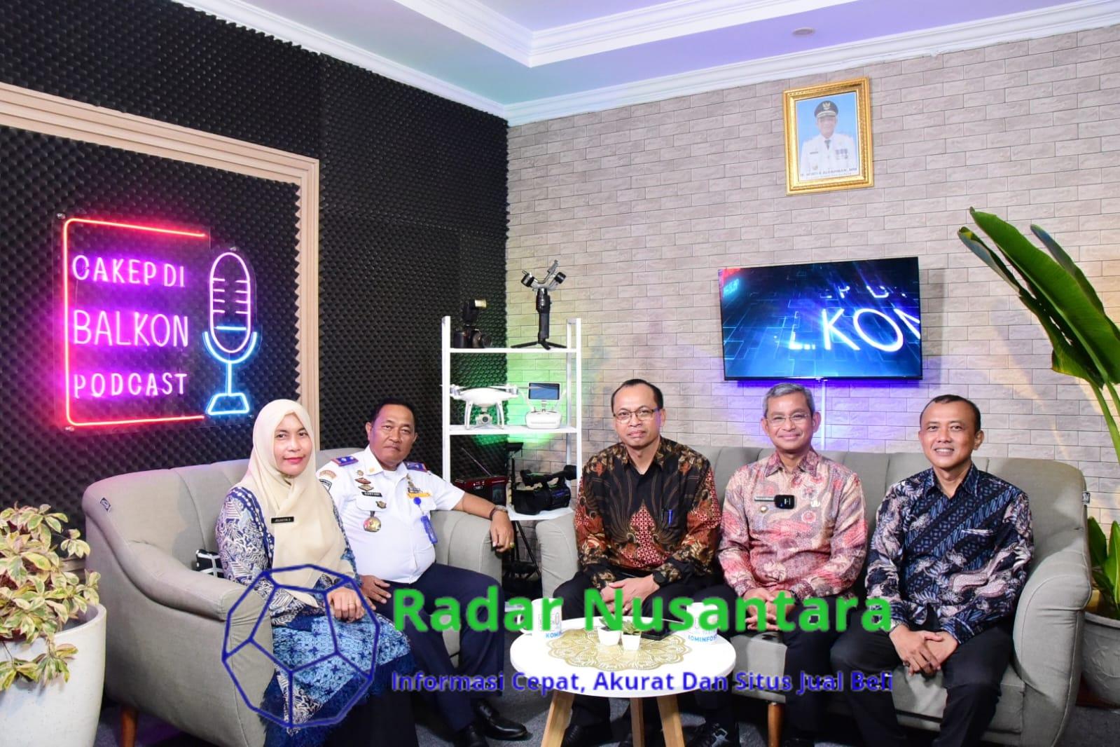Ruang Komunikasi Terbuka Lebar, Pemkab Deli Serdang Luncurkan Podcast "Cakep di Balkon"