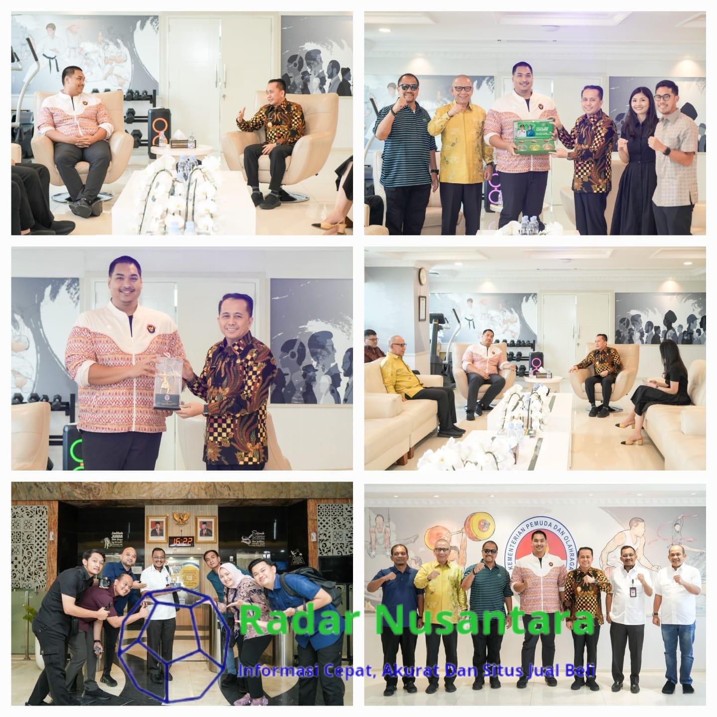 Bertemu Menpora, Pj Guberbur Fatoni Yakin Pelaksanaan PON XXI di Sumut Tak Ada Hutang