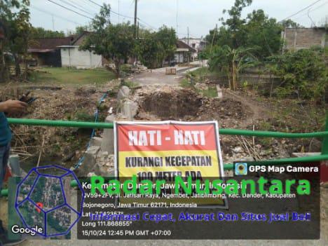 PU Bina Marga Bojonegoro Tutup Mata, Pembangunan Jembatan Senilai Milyaran Mangkrak