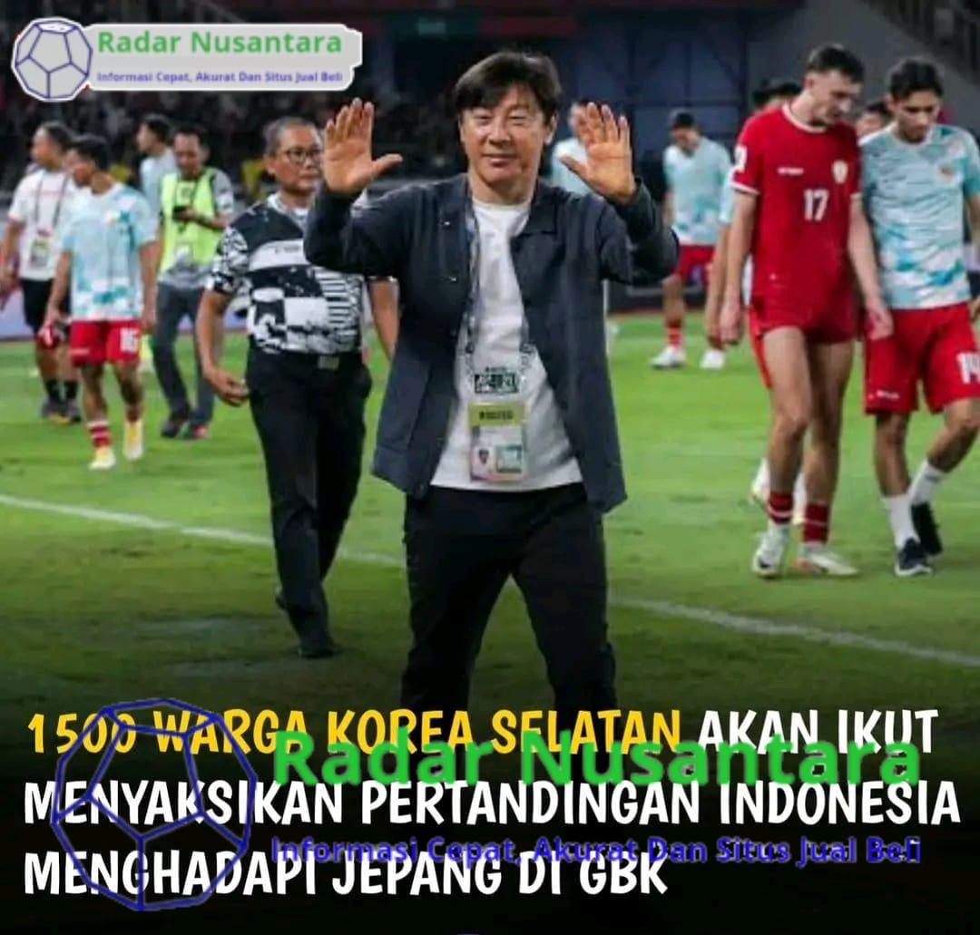 1500 Warga Korea Selatan Akan Ikut Menyaksikan Pertandingan Indonesia Menghadapi Jepang di GBK