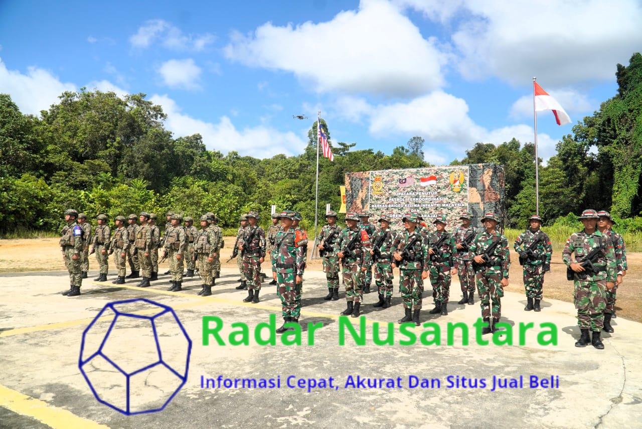 Sinergi TNI-AD dan RAMD: Patroli Terkoordinasi RI-Malaysia 2024 Resmi Ditutup, Tangguh Amankan Perbatasan