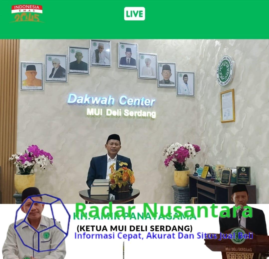 MUI Kab. Deli Serdang Ajak gunakan Hak Pilih dan Pilkada Damai