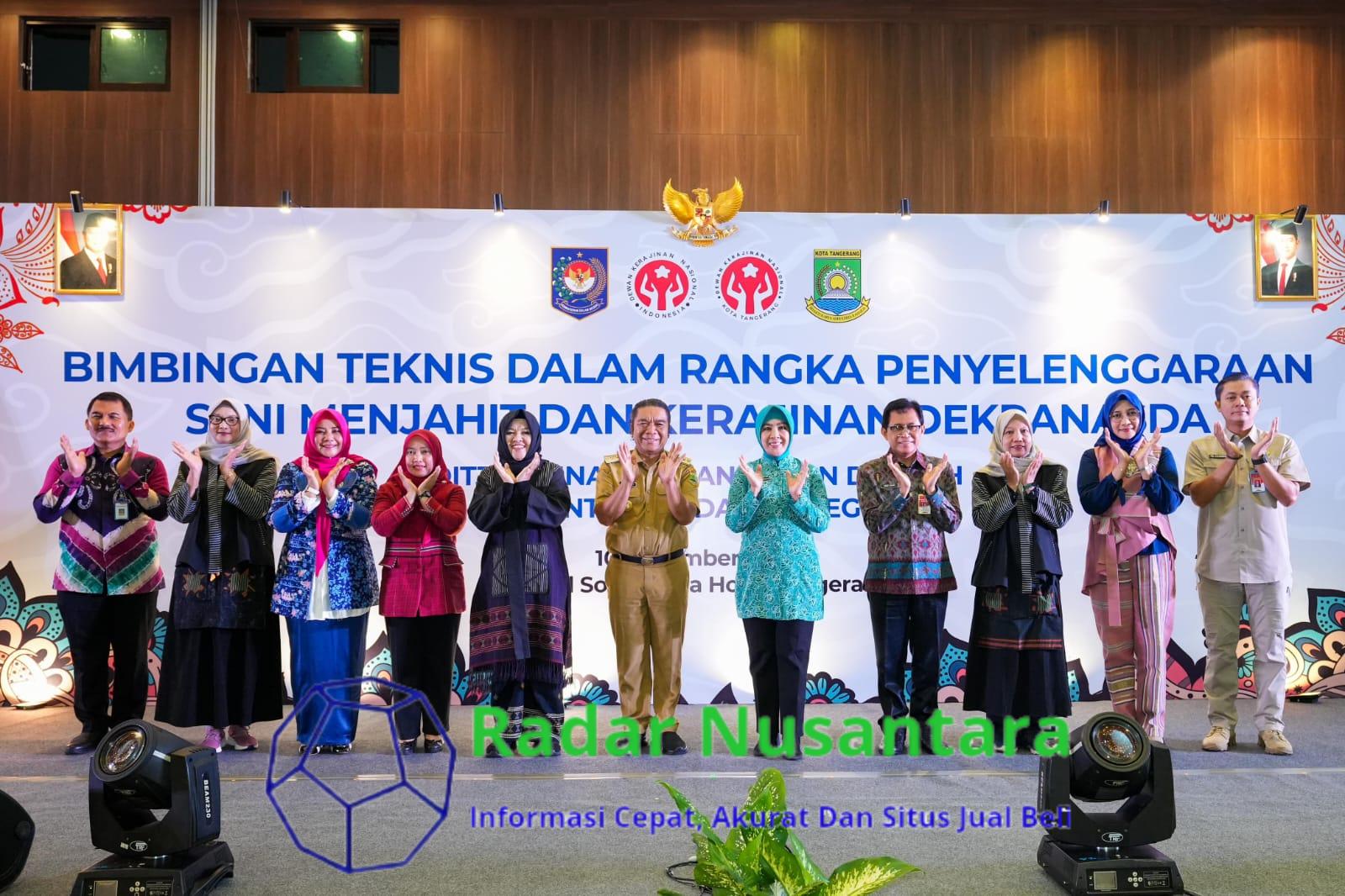 Pelatihan Menjahit di Tangerang, Ketua Harian Dekranas: UMKM Sumbang 61 Persen PDB Nasional