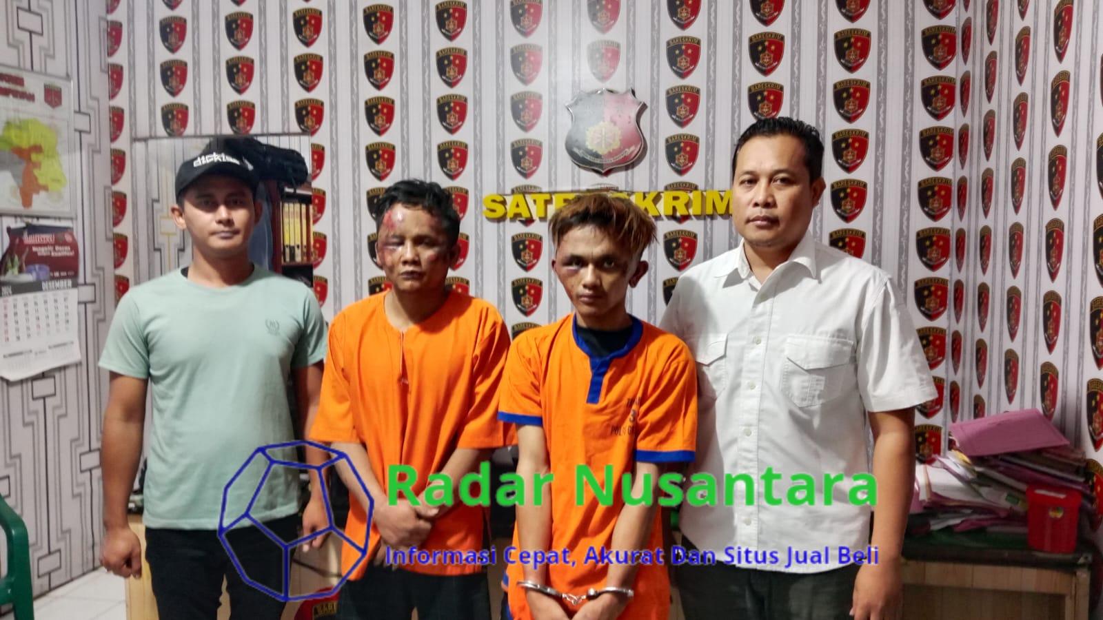 Polsek Duduksampeyan Ringkus Dua Maling Motor asal Bangkalan Bawa Kunci T hingga Linggis