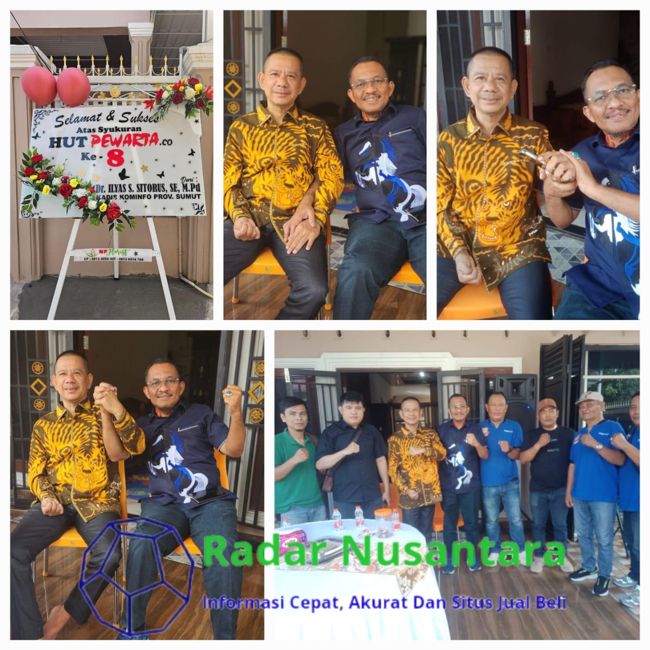 Hadiri HUT ke- 8 Pewarta, Kadiskominfo Sumut: Terus Berkarya dan Menginspirasi
