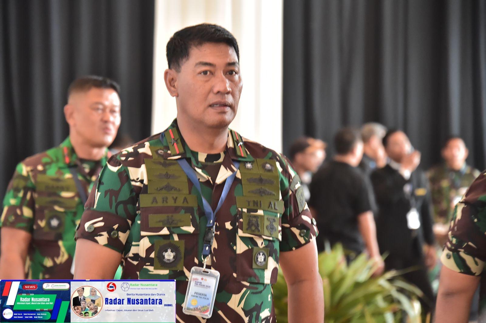 Danlantamal V Hadiri Rapim TNI-Polri 2025