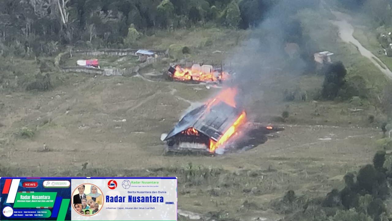 Akibat Perselingkuhan, Komplotan KKB Serang Warga dan Bakar Bangunan