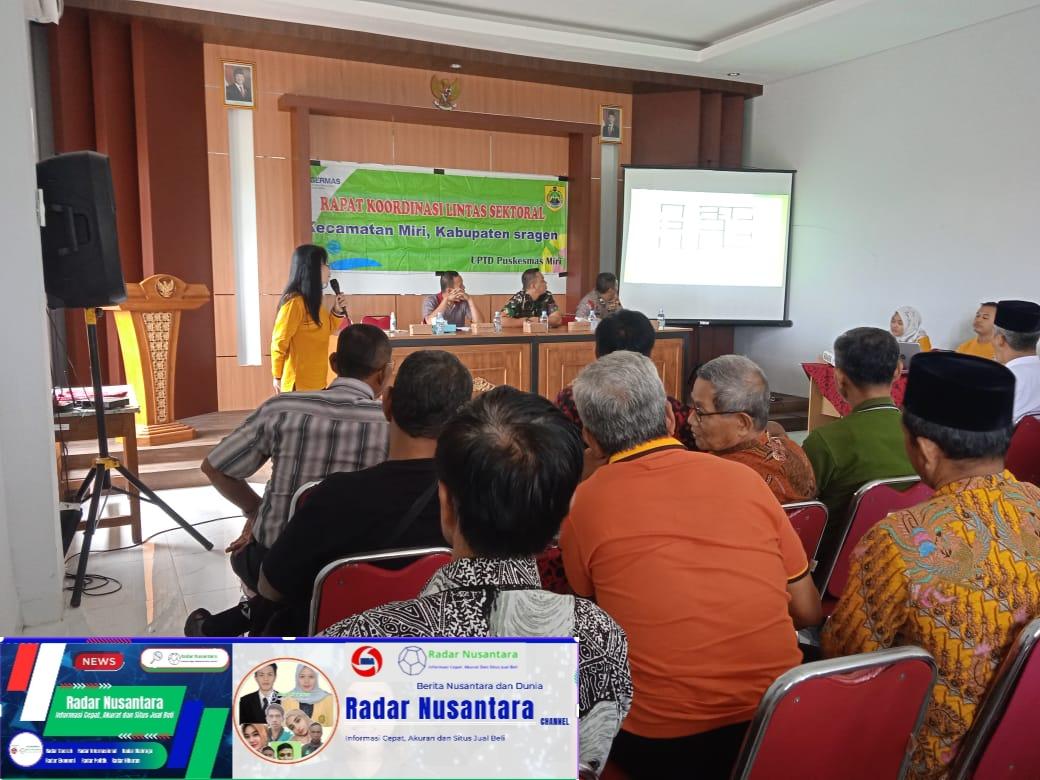 Danramil Miri Hadiri Lokakarya Lintas Sektoral, Wujudkan Sinergitas di Kecamatan Miri