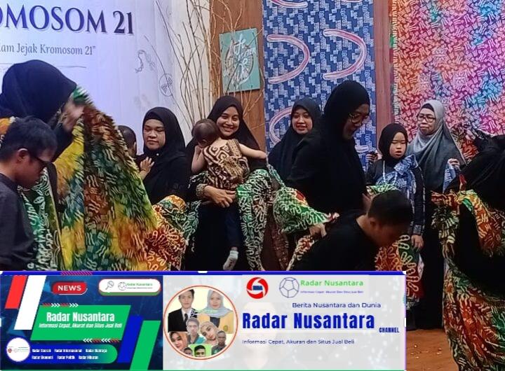 Peluncuran Batik Kromosom 21, Identik Penyandang Down Syndrome