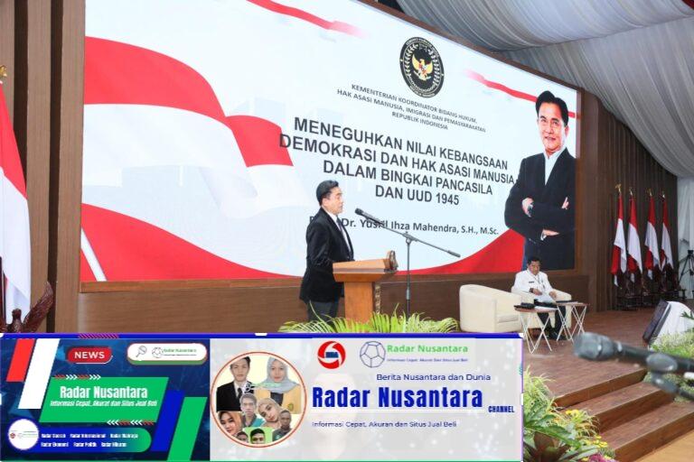 Jadi Pembicara di Retret Kepala Daerah, Menko Yusril Jelaskan Penguatan Ideologi Pancasila hingga Penegakan Hukum