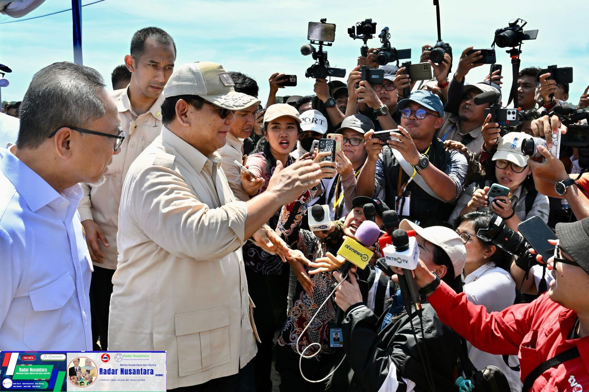 Presiden Prabowo Menghadiri Panen Raya Padi Bersama di Majalengka